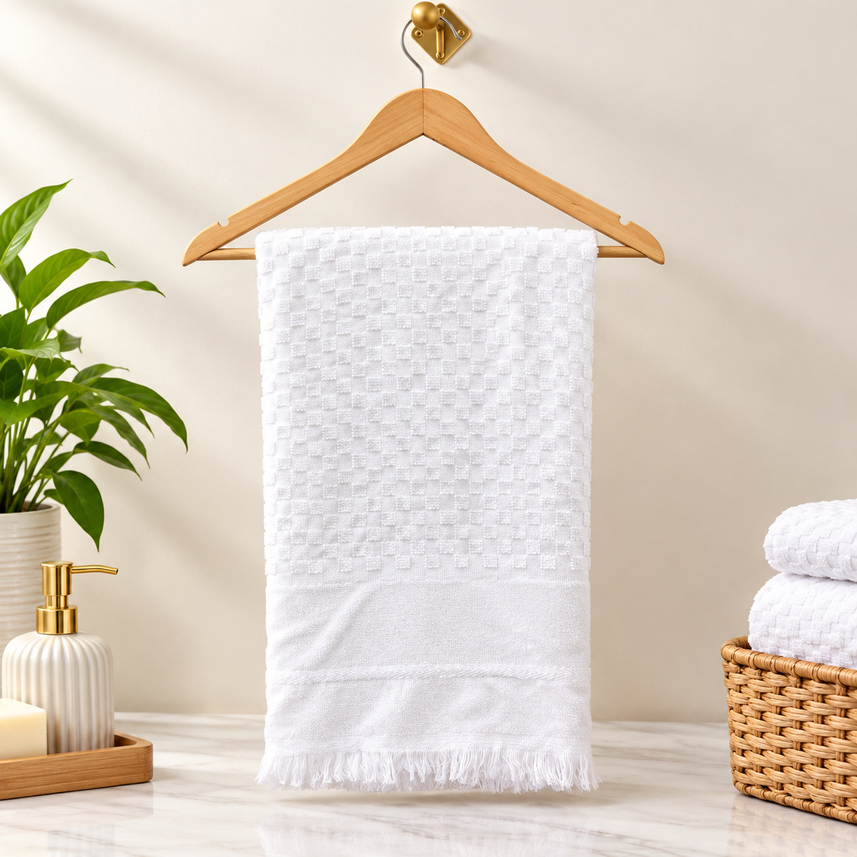 Premium 100% Cotton Towal Ihram – 2 Piece Set
