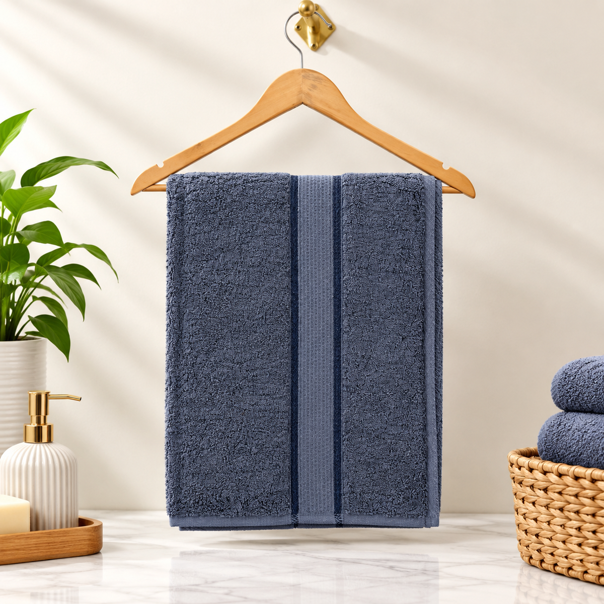 Premium 100% Cotton Soft & Absorbent Towel